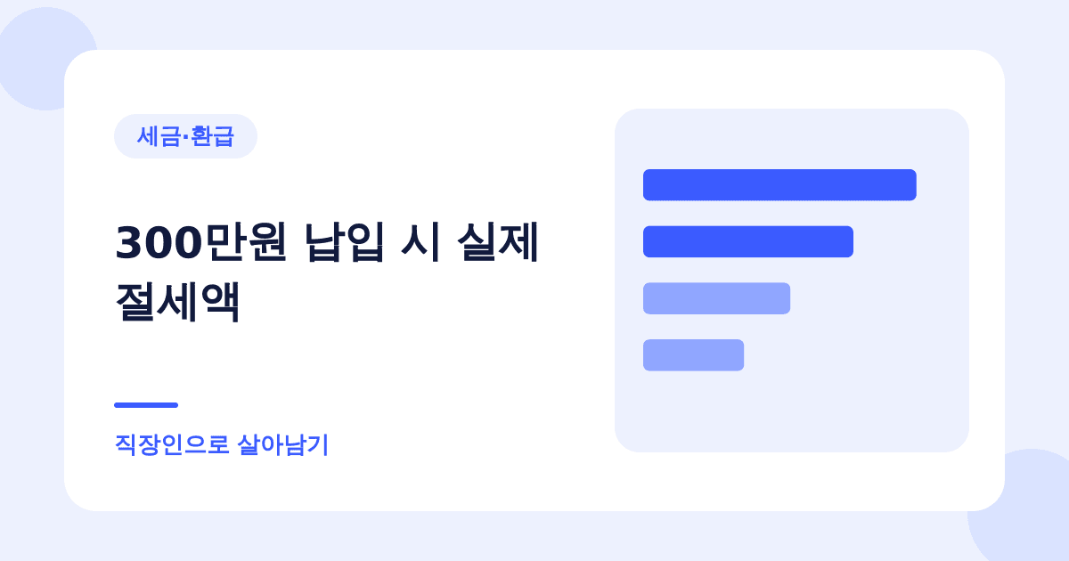 청약통장에 낸 돈, 연말정산에서 40%를 공제받습니다 대표 이미지