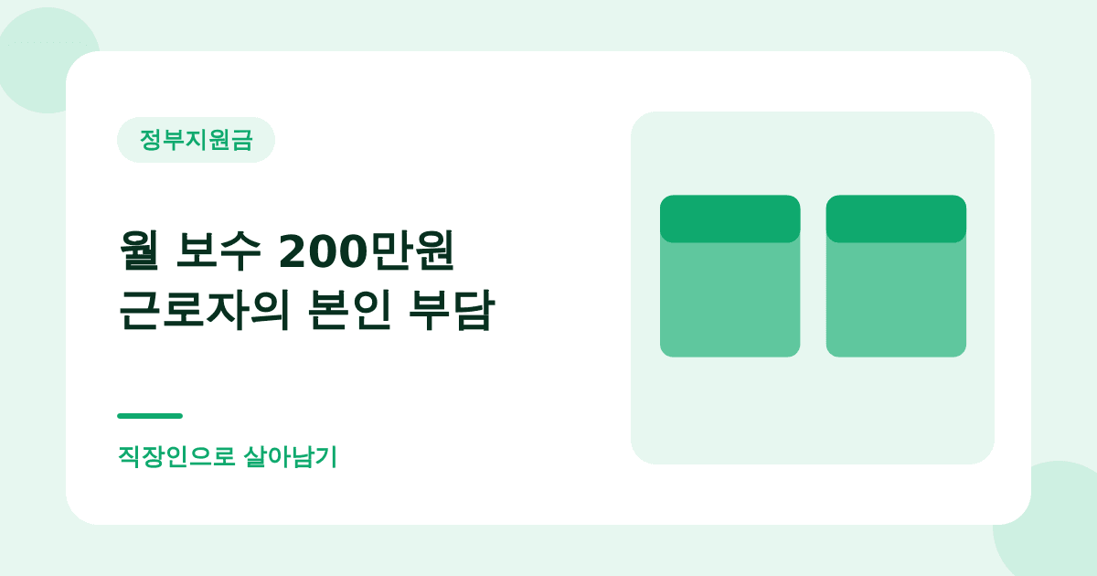 10인 미만 회사에 다니면 4대보험료를 80% 대신 내줍니다 대표 이미지